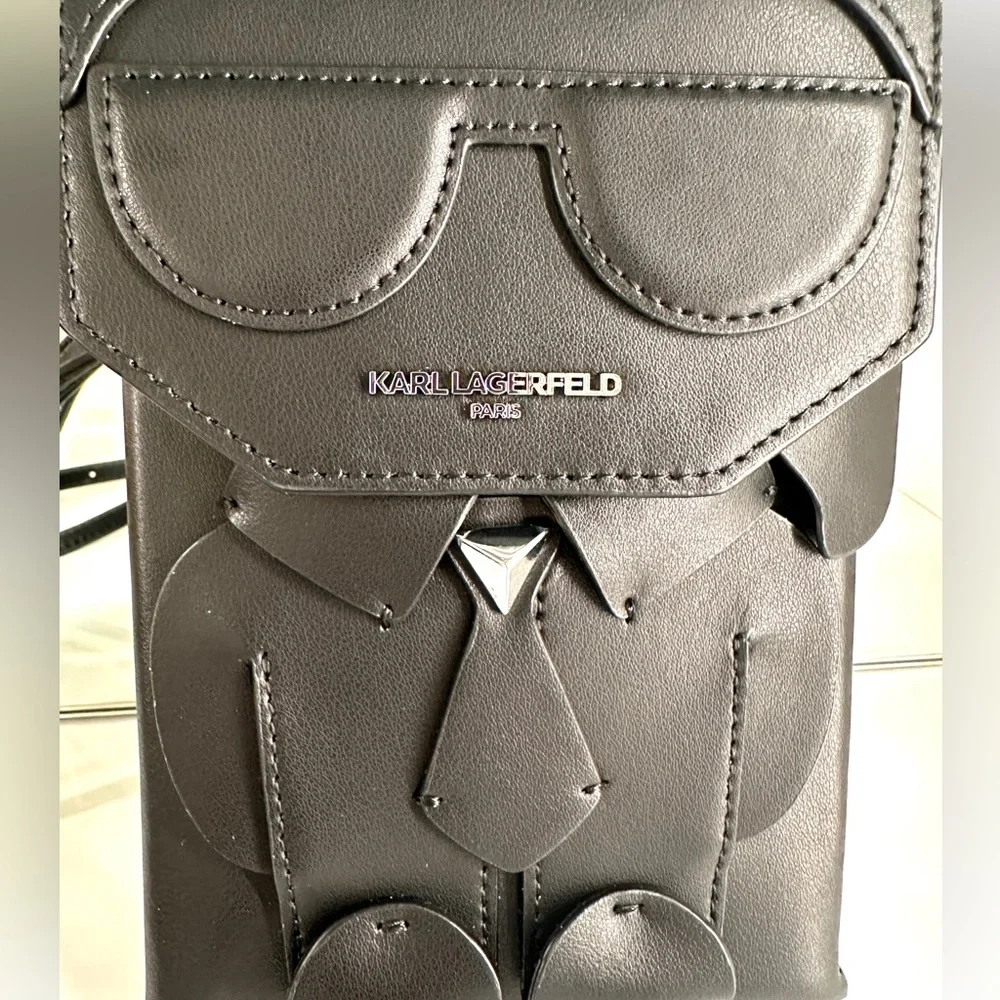 NWT Karl Lagerfeld Paris Ikons Crossbody Bag - Picture 2 of 8